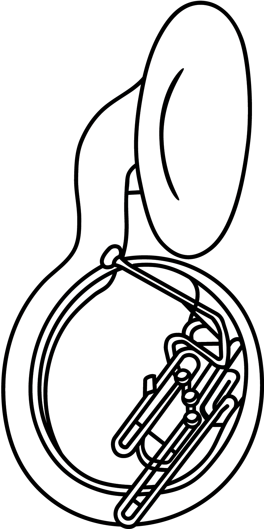 Instrumentos Tuba Coloring Musicales Dibujos Para Colorear Pages Pintar Drawing Fichas Educacion 